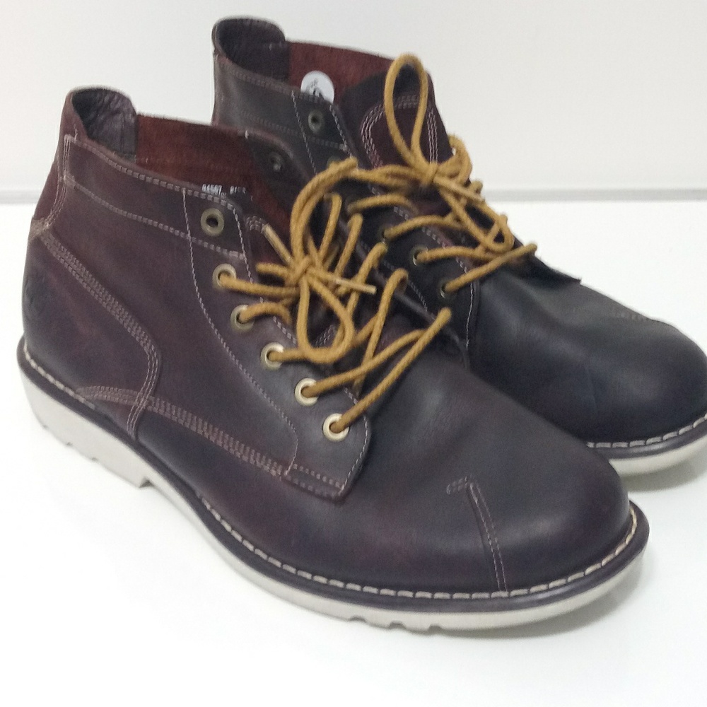 TIMBERLAND 84567 CHK ESCAPE MEN'S RED BROWN BOOT 9
